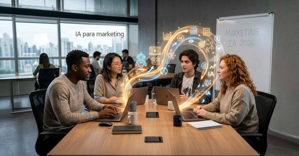 IA para marketing em 2026: 5 tendências e como aplicá-las